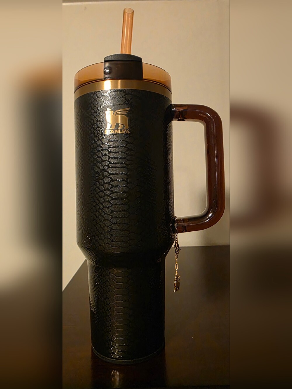Stanley Tumbler- Black Snakeskin